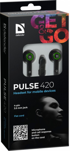Наушники Defender Pulse 420 Green (63422)-30-изображение