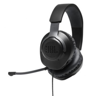 Наушники JBL QUANTUM 100 Over-ear Mic Black-8-изображение