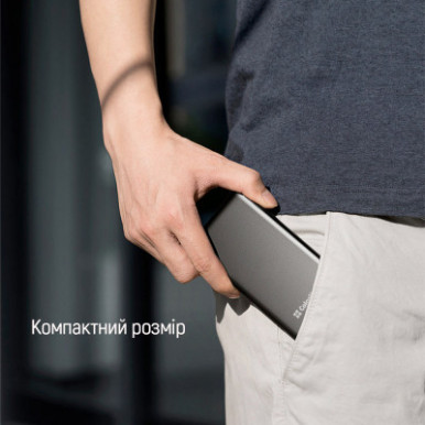 УМБ ColorWay Power Bank 20 000 mAh Slim, Black-35-зображення