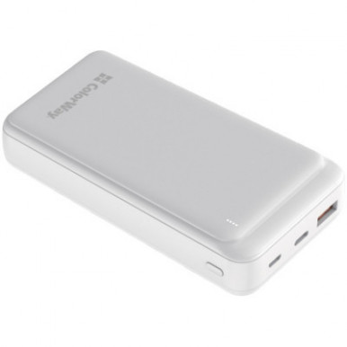 УМБ ColorWay Power Bank 20 000 mAh Slim (USB QC3.0 + USB-C PD 20W) White-23-зображення