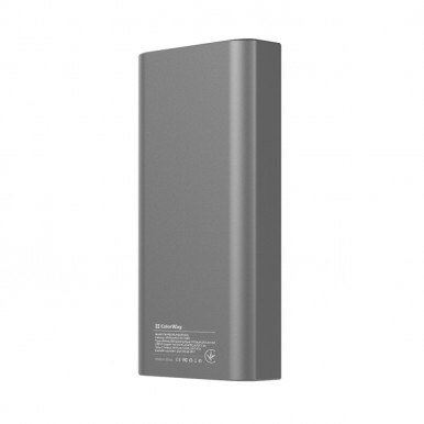 УМБ ColorWay Power Bank 20 000 mAh Full (USB QC3.0 + USB-C Power Delivery 22.5W) Gray-12-зображення