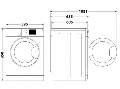 Прально-сушильна машина Whirlpool FFWDB 1176258 BCV UA-9-зображення