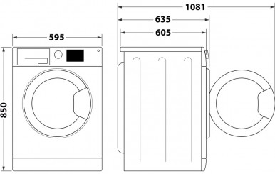 Пральна машина Whirlpool FFB 11469 BCV UA-3-зображення