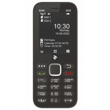 Мобільний телефон 2E E240 2020 Dual SIM Black (680576170026)-7-зображення