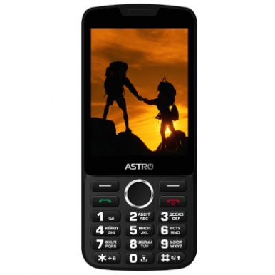 Мобільний телефон Astro A167 Black Red-6-зображення