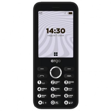 Мобільний телефон Ergo B281 Black-1-зображення