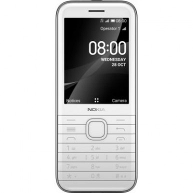 Мобільний телефон Nokia 8000 DS 4G White-3-зображення