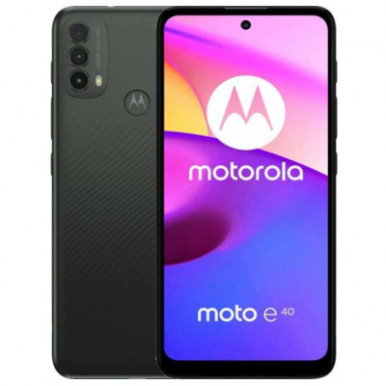 Мобільний телефон Motorola E40 4/64GB Carbon Gray-11-зображення