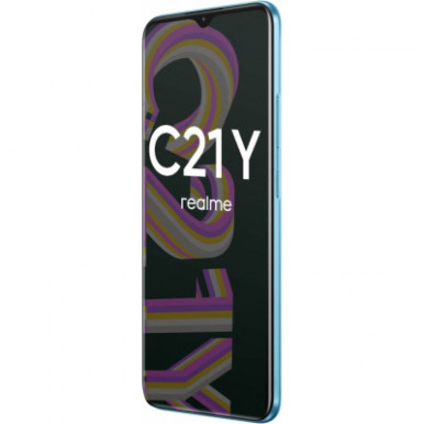 Мобильный телефон realme C21Y 4/64Gb (RMX3263) no NFC Cross Blue-20-изображение