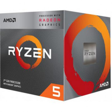 ЦПУ AMD Ryzen 5 3400G 4/8 3.7GHz 4Mb Radeon RX Vega 11 GPU Picasso AM4 65W Box-4-изображение