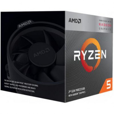 ЦПУ AMD Ryzen 5 3400G 4/8 3.7GHz 4Mb Radeon RX Vega 11 GPU Picasso AM4 65W Box-6-изображение