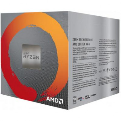 ЦПУ AMD Ryzen 5 3400G 4/8 3.7GHz 4Mb Radeon RX Vega 11 GPU Picasso AM4 65W Box-7-изображение