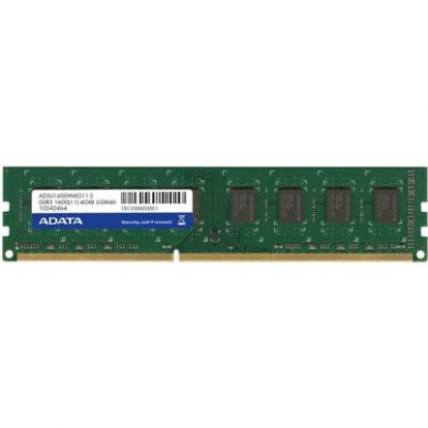 Модуль пам'яті для комп'ютера DDR3 8GB 1600 MHz ADATA (AD3U1600W8G11-S)-1-зображення