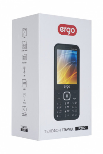 Моб.телефон ERGO F282 Travel Dual Sim (чорний)-28-зображення