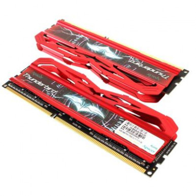 Модуль памяти для компьютера DDR3 8GB (2x4GB) 2933 MHz Thunderbird Series-Red Apacer (DK.08GAY.KB8K2)-3-изображение