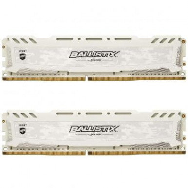 Модуль пам'яті для комп'ютера DDR4 16GB (2x8GB) 2666 MHz Ballistix Sport LT Micron (BLS2C8G4D26BFSCK)-4-зображення