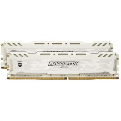 Модуль пам'яті для комп'ютера DDR4 16GB (2x8GB) 2666 MHz Ballistix Sport LT Micron (BLS2C8G4D26BFSCK)-7-зображення