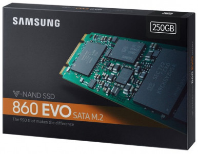 SSD накопитель Samsung 860 EVO 250GB M.2 SATA MLC (MZ-N6E250BW)-14-изображение