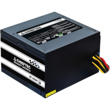 Блок живлення CHIEFTEC RETAIL Smart GPS-600A8,600W,12cm fan,eff. >85%,24+8pin(4+4),2xMolex,4xSATA,2xPCIe 8pin(6+2)-9-зображення