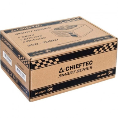 Блок живлення CHIEFTEC RETAIL Smart GPS-600A8,600W,12cm fan,eff. >85%,24+8pin(4+4),2xMolex,4xSATA,2xPCIe 8pin(6+2)-12-зображення