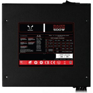 Блок питания Riotoro 500W BUILDER EDITION 500 (PR-BFX500)-7-изображение