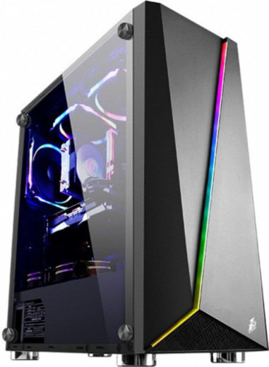 Корпус 1STPLAYER Rainbow-R7 Color LED Black, Без БП-4-изображение