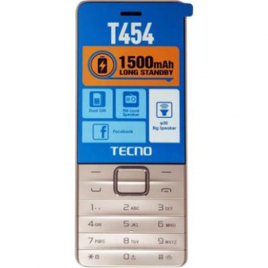 Мобільний телефон TECNO T454 Champagne Gold-3-зображення