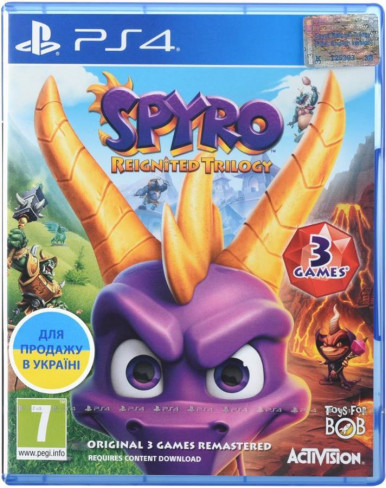 Игра PS4 Spyro Reignited Trilogy [Blu-Ray диск]-1-изображение