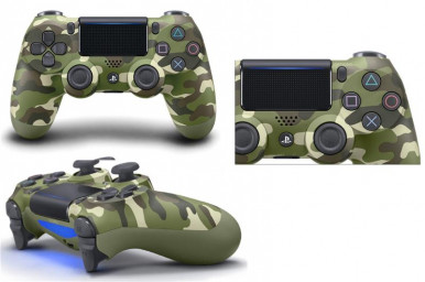 Геймпад бездротовий PlayStation Dualshock v2 Green Cammo-1-зображення