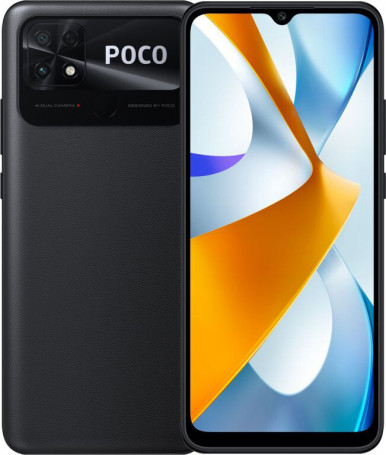 Смартфон Poco C40 4/64GB Black-3-зображення