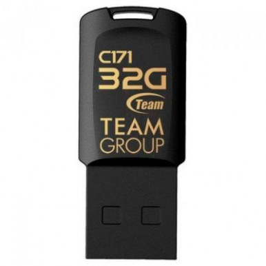 Флеш-накопичувач USB 32GB Team C171 Black (TC17132GB01)-1-зображення
