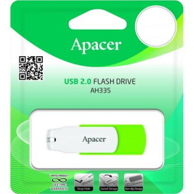 флеш-накопичувач  DS18030202 AP64GAH335G-1 USB2.0 Flash Drive AH335 64GB Green RP-4-зображення