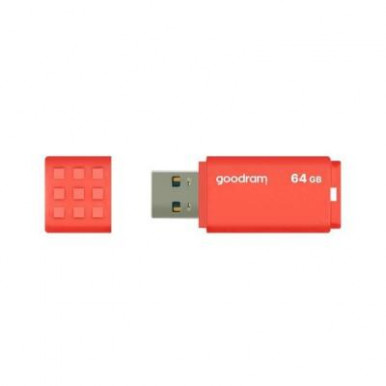 USB флеш накопитель Goodram 64GB UME3 Orange USB 3.0 (UME3-0640O0R11)-1-изображение