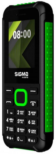 Мобільний телефон Sigma X-style 18 Track Black/Green-6-изображение