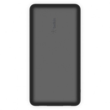 Батарея універсальна Belkin 20000mAh, USB-C, 2*USB-A, 3A, 6" USB-A to USB-C cable, Black (BPB012BTBK)-5-зображення