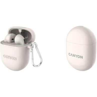 Наушники Canyon TWS-6 Beige (CNS-TWS6BE)-7-изображение