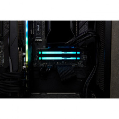 Пам'ять ПК Kingston DDR5 64GB KIT (32GBx2) 5600 FURY Beast RGB XMP-12-зображення