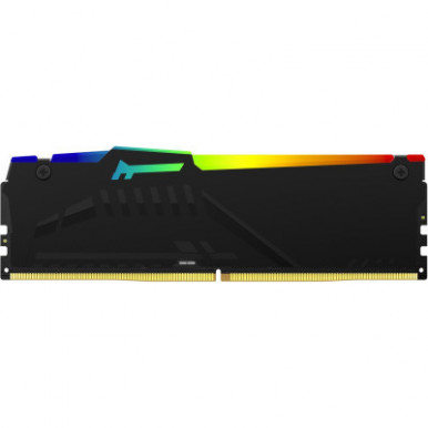 Пам'ять ПК Kingston DDR5 64GB KIT (32GBx2) 5600 FURY Beast RGB XMP-17-зображення