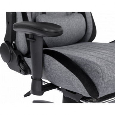 Крісло ігрове GT Racer X-2534-F Gray/Black Suede (X-2534-F Fabric Gray/Black Suede)-23-зображення