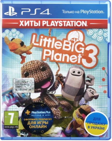 Игра PS4 LittleBigPlanet 3 [Blu-Ray диск]-1-изображение