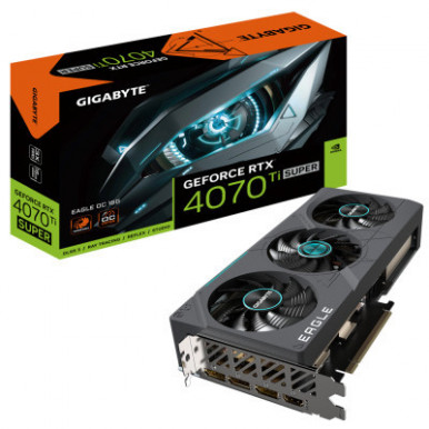 Відеокарта GIGABYTE GeForce RTX4070Ti SUPER 16Gb EAGLE OC (GV-N407TSEAGLE OC-16GD)-9-зображення