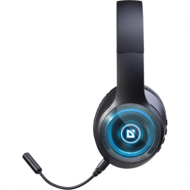 Навушники Defender FreeMotion B400 LED Bluetooth Black (63400)-10-зображення