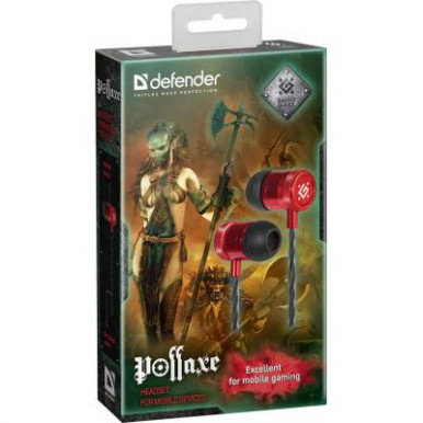 Наушники Defender Pollaxe Black-Red (64453)-4-изображение
