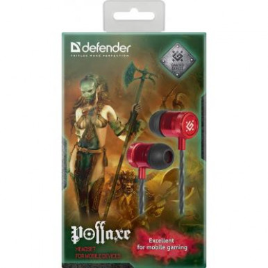 Наушники Defender Pollaxe Black-Red (64453)-5-изображение