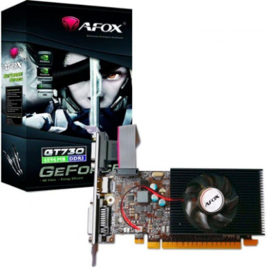Відеокарта AFOX Geforce GT730 4GB DDR3 128Bit DVI-HDMI-VGA Low profile-4-зображення