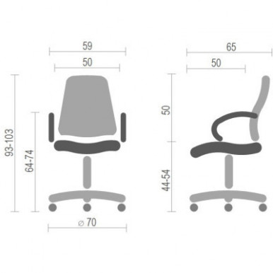 Офисное кресло Аклас Ларк CH PR Черное (07312)-7-изображение