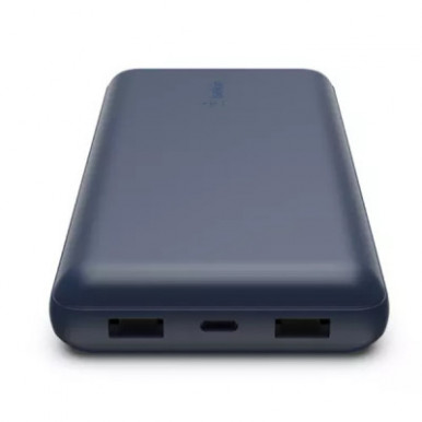 Батарея универсальная Belkin 20000mAh, USB-C, USB-C, 2*USB-A, 3A, Blue (BPB012BTBL)-7-изображение