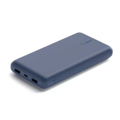 Батарея универсальная Belkin 20000mAh, USB-C, USB-C, 2*USB-A, 3A, Blue (BPB012BTBL)-9-изображение