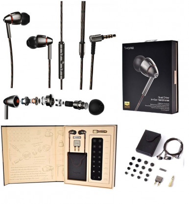 Наушники 1MORE Quad Driver In-Ear Mic Gray-7-изображение