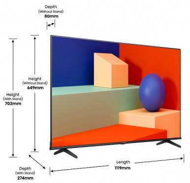 Телевізор HISENSE 50A6K-42-зображення